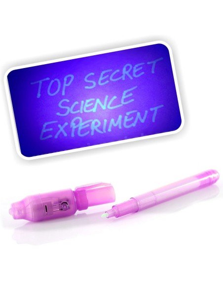 Set x3 Lapiceros mágicos con tinta invisible y Luz Led UV Set x3 Lapiceros mágicos con tinta invisible y Luz Led UV