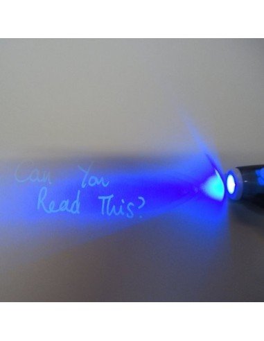 Set x3 Lapiceros mágicos con tinta invisible y Luz Led UV