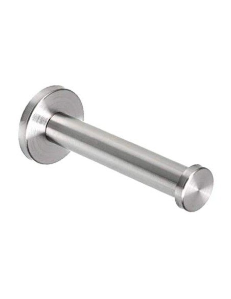 Soporte Toallero Sencillo Barra Niquel Cepillado  Instala Fácil
