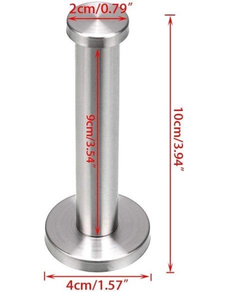 Soporte Toallero Sencillo Barra Niquel Cepillado  Instala Fácil Soporte Toallero Sencillo Barra Niquel Cepillado  Instala Fácil