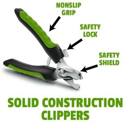 Pinza Corta Uñas para gatos y Mascotas tipo tijera profesional 