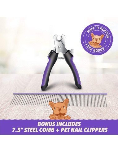 Cepillo Automático + Corta Uñas + Peine Kit Limpieza Mascota