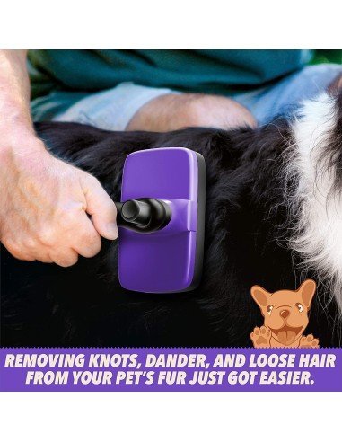 Cepillo Automático + Corta Uñas + Peine Kit Limpieza Mascota