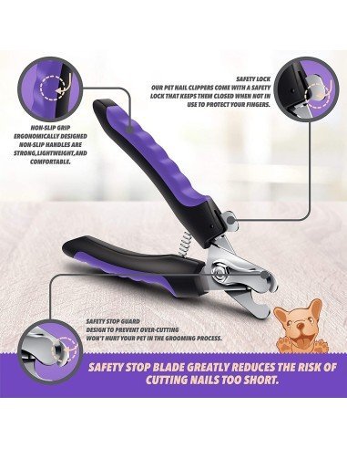 Cepillo Automático + Corta Uñas + Peine Kit Limpieza Mascota