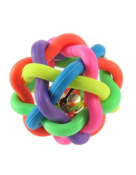 Juguete Bola pequeña multicolor para Mascota 