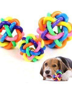 Juguete Bola pequeña multicolor para Mascota  2
