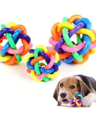 Juguete Bola pequeña multicolor para Mascota 