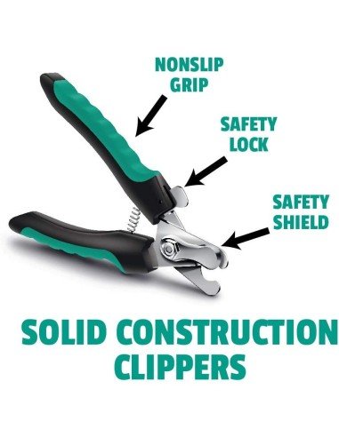 Cortauñas + 100 Protectores Uñas Mascota, Nails Caps evita daños