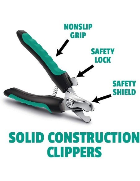 Cortauñas + 100 Protectores Uñas Mascota, Nails Caps evita daños Cortauñas + 100 Protectores Uñas Mascota, Nails Caps evita daños