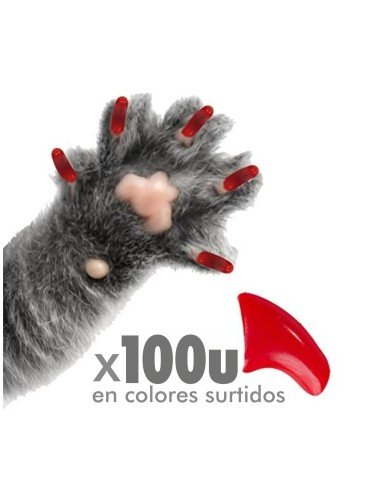 Cortauñas + 100 Protectores Uñas Mascota, Nails Caps evita daños