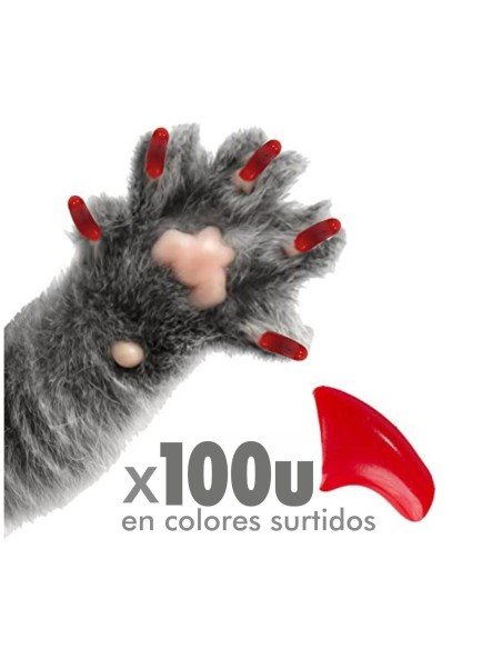 Cortauñas + 100 Protectores Uñas Mascota, Nails Caps evita daños Cortauñas + 100 Protectores Uñas Mascota, Nails Caps evita daños