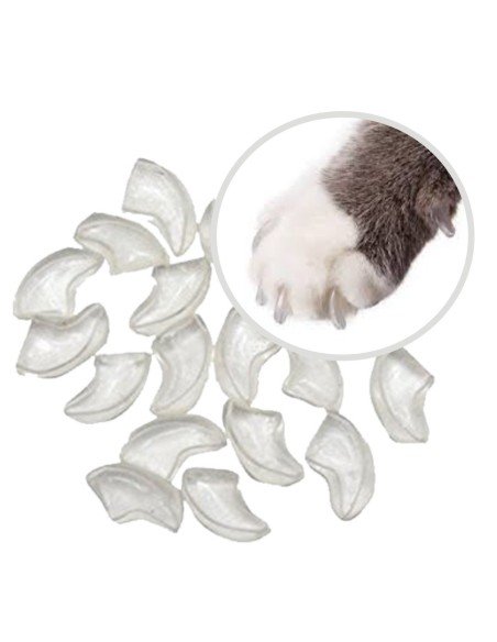 Cortauñas + Set x60 Protectores de Uñas Mascota, Nails Caps en colores