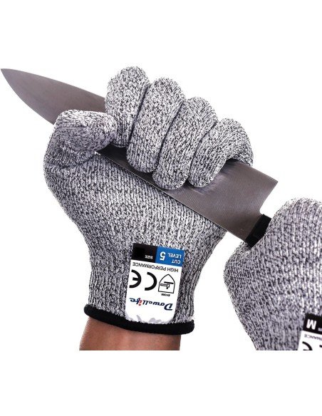 Guantes Carnicería Seguridad Nivel 5 Anticorte Cocina X2