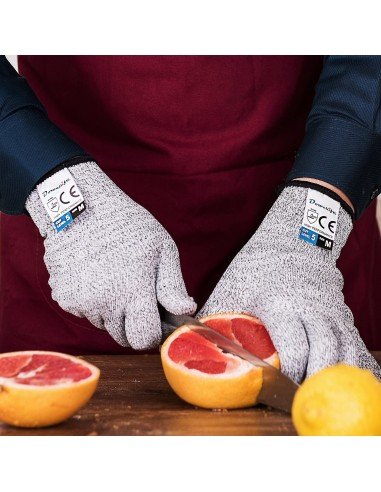 Guantes Carnicería Seguridad Nivel 5 Anticorte Cocina X2