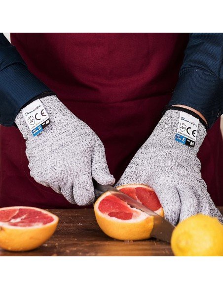 Guantes Carnicería Seguridad Nivel 5 Anticorte Cocina X2
