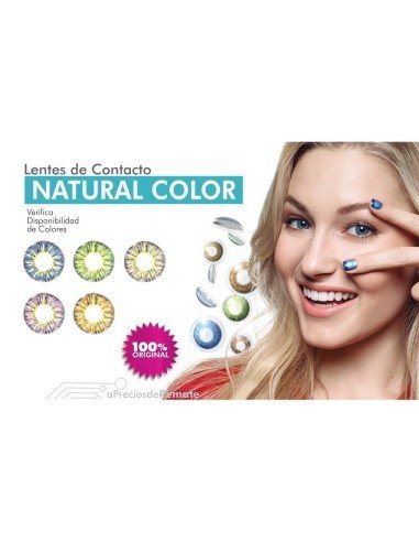 Lentes de contacto natural color