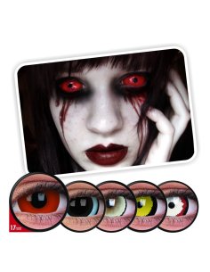 Lentes de contacto Mini Sclera Lens Crazy, Black Hole Sun, Lentes Halloween y Efectos de Cine Hueco Negro Solar 2