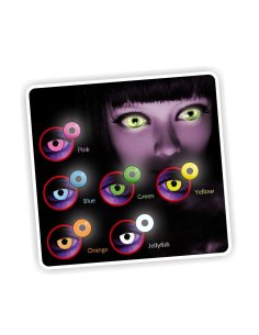 Lentes contacto UV Glow Crazy Neón Magic Violeta 2