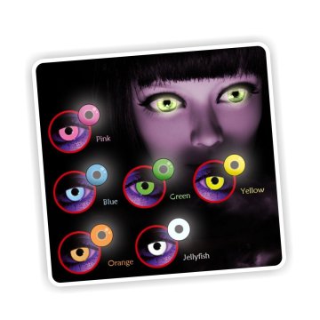 Lentes contacto UV Glow Crazy Neón Magic Diabolic