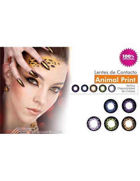 Lentes de contacto Cosméticos Animal Print Lentes de contacto Cosméticos Animal Print