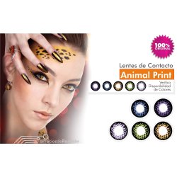 Lentes de contacto Cosméticos Animal Print