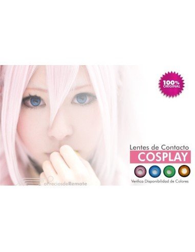 Lentes de Contacto Cosméticos Cosplay Colors