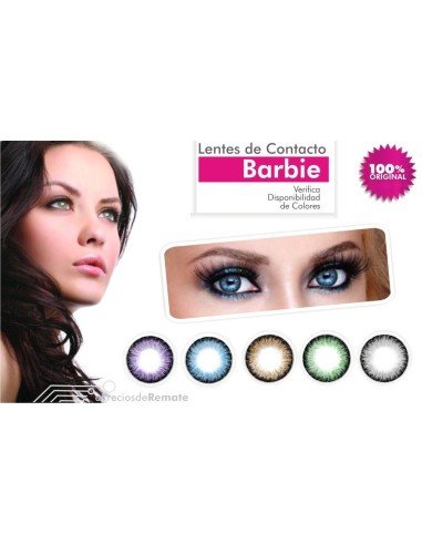 Lentes de contacto cosméticos Barbie