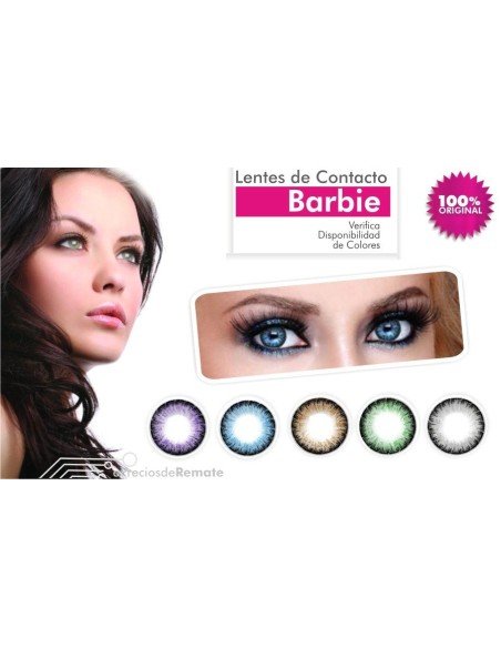 Lentes de contacto cosméticos Barbie