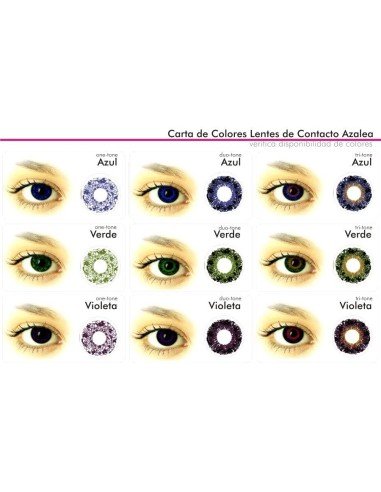 Lentes de Contacto Azalea Tricolor