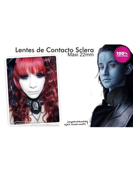 Lentes de Contacto Sabretooth Scleral 22mm Crazy 