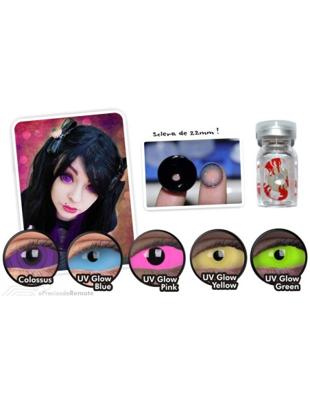 Lentes de Contacto Sabretooth Scleral 22mm Crazy 
