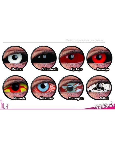 Lentes de Contacto Sabretooth Scleral 22mm Crazy 