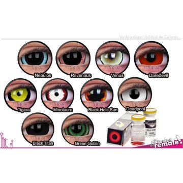 Lentes de contacto Mini Sclera Lens Locos Crazy 17mm