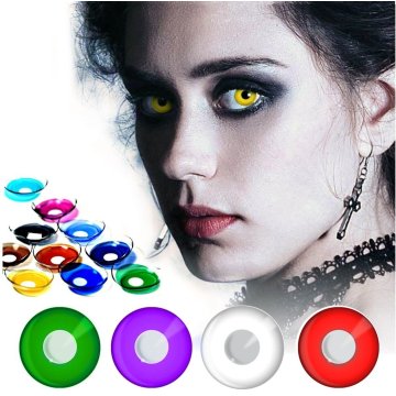 Lentes Locos Ghost Gris Cosplay Crazy Lentes Halloween