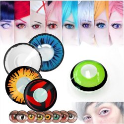 Lentes Locos Violeta Cosplay  Crazy Lentes Halloween