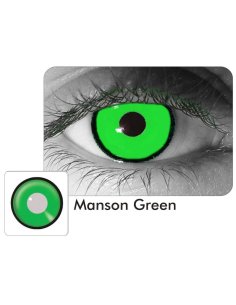 Lentes de Contacto Crazy Manson Green Joker Verde