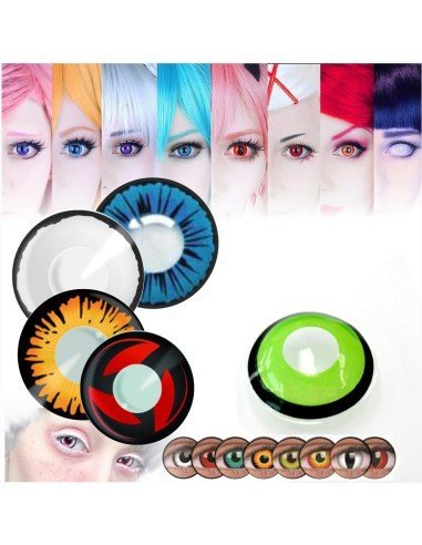Lentes de Contacto Crazy Manson White blancos