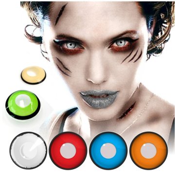 Lentes de Contacto Crazy Manson Green Joker Verde