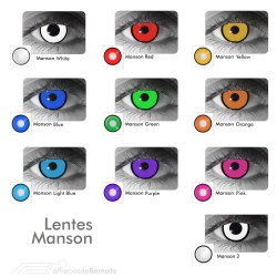 Lentes de Contacto Crazy Manson Pumpkin Orange