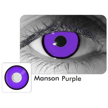 Lentes de Contacto Crazy Manson Purple Violeta