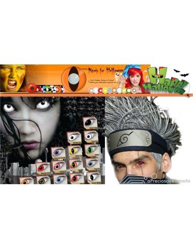 Lentes Halloween Crazy Colmillos Fangs Vampiro