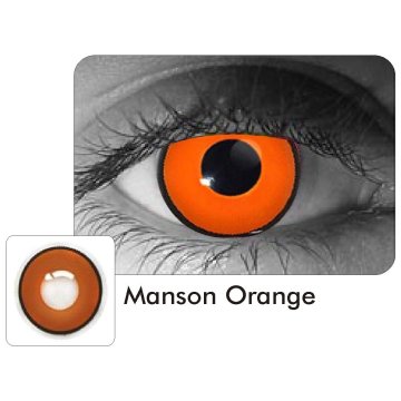 Lentes de Contacto Crazy Manson Pumpkin Orange
