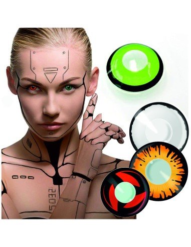 Lentes de Contacto Crazy Wolf Fire ThunderBolts