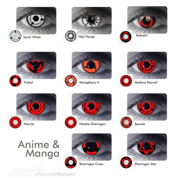 Lentes de Contacto Anime Neji Hyuga Crazy
