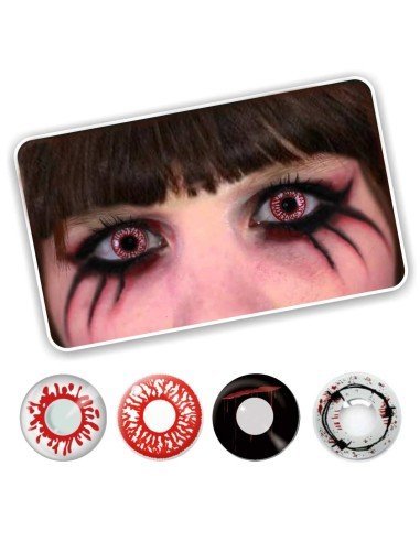 Lentes Locos Flame Fire Crazy Lentes Halloween