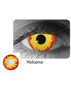 Lentes Halloween Crazy  Volcano Wild Fire