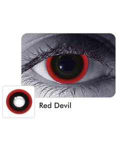 Lentes Halloween Crazy Hell Raiser Red Devil Demon