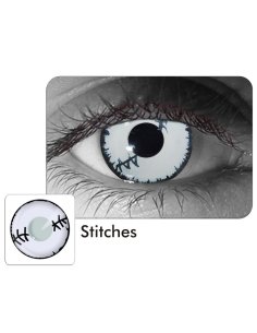 Lentes Halloween Crazy Stitches Ojo Costuras FX