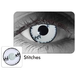 Lentes Halloween Crazy Stitches Ojo Costuras FX