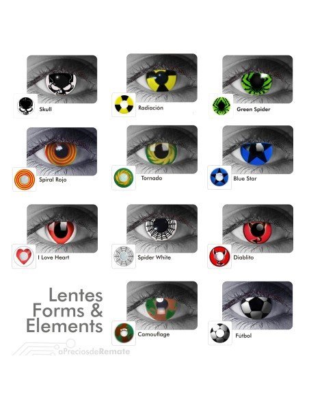 Lentes Crazy Locos Diseños YouTuber Halloween